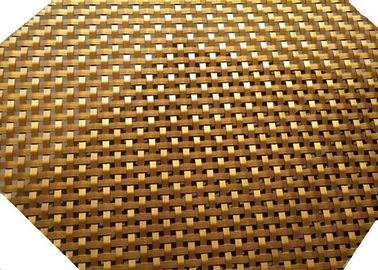 金色の建築金網、ひだを付けられた平らなワイヤー スクリーンの網6mmの開き