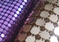 6mmの正方形の薄片の装飾的なアルミニウム金属生地によって使用される着色された飾り布