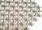 磨かれた真鍮の平たい箱によってひだを付けられるワイヤー グリル、SS304平らな編まれた天井の飾り布