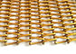 螺線形の生地の陰スクリーンのための酸化防止黄銅の装飾的な金網