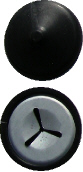 40mmのプラスチック・コーティングの帽子が付いている自動閉鎖ステンレス鋼の金属の絶縁材クリップ
