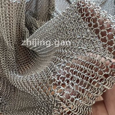 7mm溶接タイプ Sus304リング チェーンメイル 防護服用