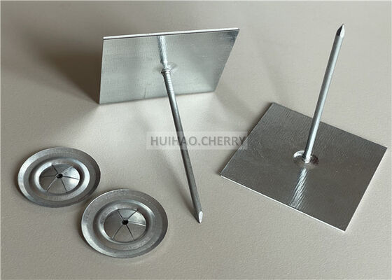 二重表面テープ クリップ苦境のグラス ウールが付いている自己接着絶縁材ピン12Ga Dia