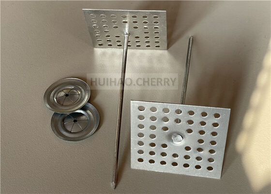 12Gauge Aluminium Perforated Base Insulation Pins for impaling and installing various thermal and acoustical insulation material
