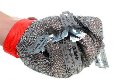 6&quot;ステンレス鋼のChainmailリング網と編まれる反切断の手袋