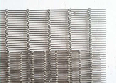 ステンレス鋼316の盲目の金属の飾り布の壁のための建築金網