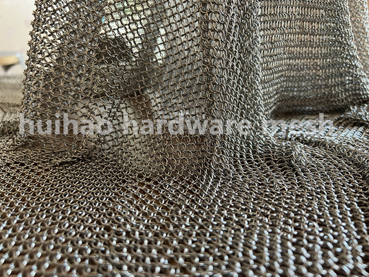 壁のための7mm Odのステンレス鋼の網のカーテンのチェーン・メールの小さいリング