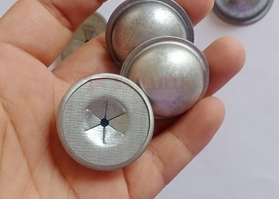 22mm ステンレス鋼製セルフロッキングドームキャップ（断熱ピン用）