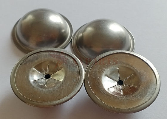 22mm ステンレス鋼製セルフロッキングドームキャップ（断熱ピン用）