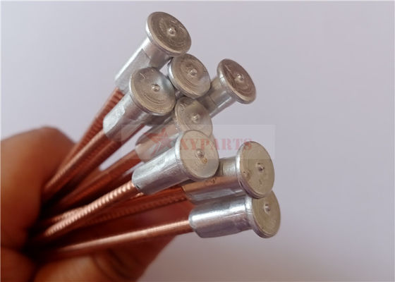 造船 M3x90mm アルミニウムベース 銅コート スチールネイル