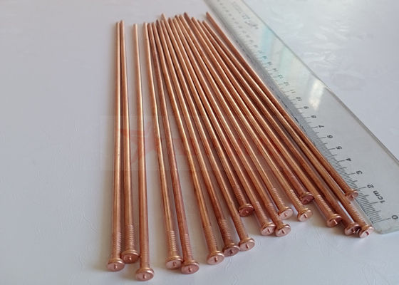 5x160mm CD溶接ピン 銅メッキ鋼 断熱材を鋼表面に固定するために使用