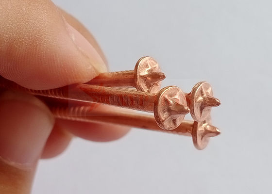 銅塗装鋼コンデンサー 放電 溶接ピン 3x65mm 異なる金属に固定する絶縁用