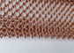 スペース ディバイダーのカーテンとして使用されるアルミ合金のコイルの網の飾り布の銅色