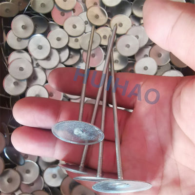 カップヘッド・インソレーション 溶接ピン 30mm 丸いベース
