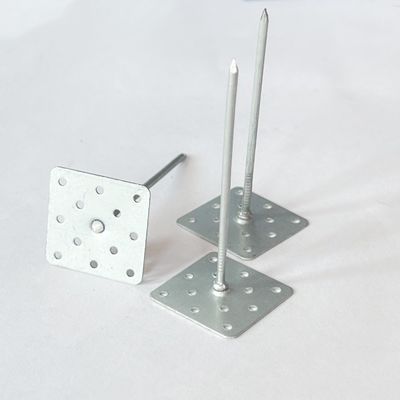 1.6x24x24mm アルミニウム孔付き隔熱ピン 外壁隔熱固定器用セルフアデッシブ