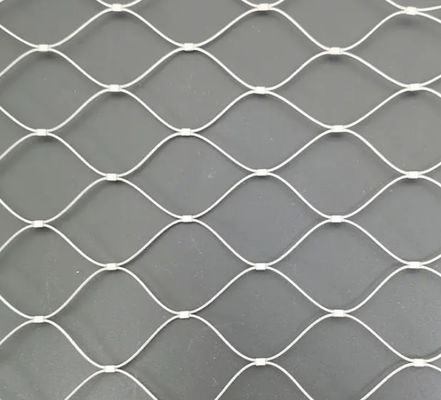 建築 柔軟性 2' X 2' SS304 ロープ メッシュ 安全のために