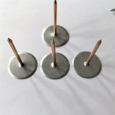 12Ga × 70mm 熱鋼カップヘッド HVAC管の隔熱のための溶接ピン