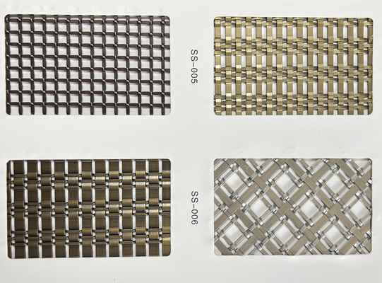 内部の柵および階段のためにめっきされる装飾的な建築金網
