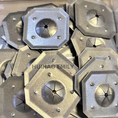 32mm 亜鉛メッキ鋼正方形セルフロックワッシャー 2.7mm 断熱ピン固定