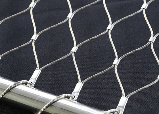 2mm Stainless Steel Cable Mesh Netting 316 Grade Used For Safety Nets