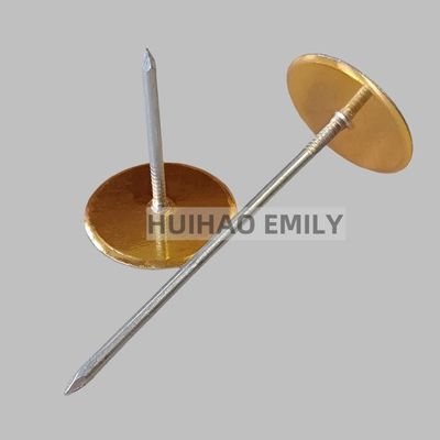 亜鉛メッキ鋼ダクトライナーカップヘッド溶接ピン、コンデンサ放電溶接機付き