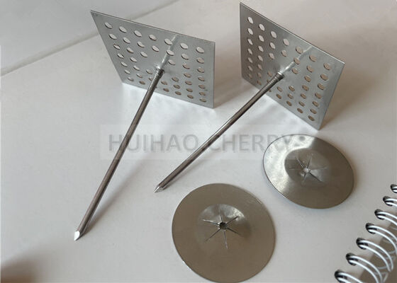 12Gauge Aluminium Perforated Base Insulation Pins for impaling and installing various thermal and acoustical insulation material