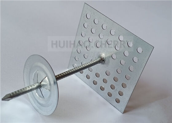 12Gauge Aluminium Perforated Base Insulation Pins for impaling and installing various thermal and acoustical insulation material