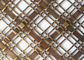 普及したキャビネットのステンレス鋼の平らなワイヤーでなされる装飾的な金網