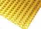 PVDFによって終えられる金色のアルミニウムによって拡大される網の壁のクラッディング1200MMX3000MM
