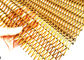 スプレーの銅色の芸術の仕切りおよびカーテンのための螺線形によって拡大される金属の網
