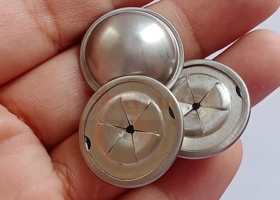 22mm ステンレス鋼製セルフロッキングドームキャップ（断熱ピン用）
