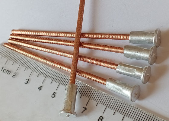 3x90mm 銅覆い鋼 二金属CD 溶接ピン アルミ製 溶接ベース