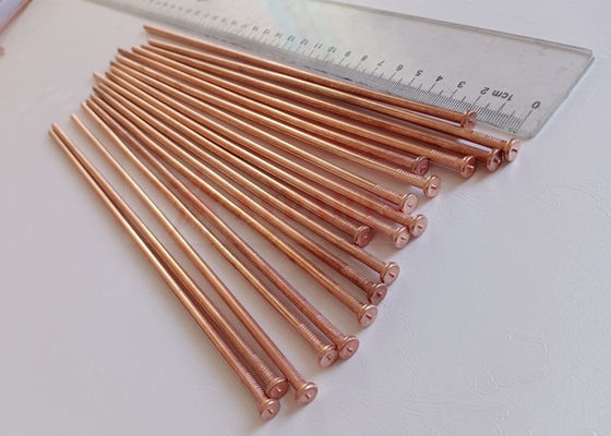 4x245mm CDスタッド溶接絶縁ピン 銅コーティング 軟鋼 造船隔壁溶接用