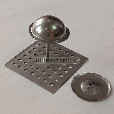 50mmx50mm 穴あけたベース 自動ロック洗浄機付き 断熱ハンガーピン