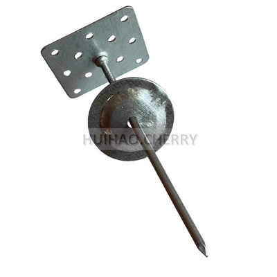 1.6x24x24mm アルミニウム孔付き隔熱ピン 外壁隔熱固定器用セルフアデッシブ