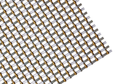 壁のクラッディングのひだを付けられた平らなワイヤーが付いている大西洋の建築金属の生地