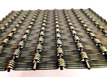 エレベーターの装飾および壁カバーのための骨董品によってめっきされるArchiecturalの金属の網