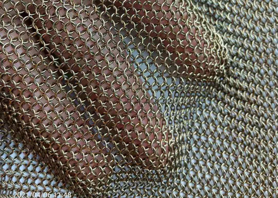 保証手袋の衣服のための溶接された0.53mmワイヤー直径のチェーン・メールの網
