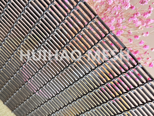 壁カバーは1.5mmの建築編まれた金網のPvdfの黒色アルミニウムを設計する