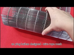 Architectural rope Wire Mesh For Interior & Exterior Building Decoration