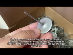 取れる隔熱パッド部品:ステンレス鋼のローティングフックと洗濯機とクイルトピン