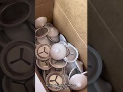 38mm ステンレス鋼断熱クリップ、CD溶接ピンを固定するための白いポリキャップ付き